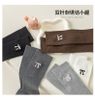 SH2511PK02 - Tất chân len đính nơ cao cỏ, chất liệu cotton + spandex, màu sắc: Trắng, đen, be, nâu, ghi, NSX Thu Truc Sock Processing Factory.