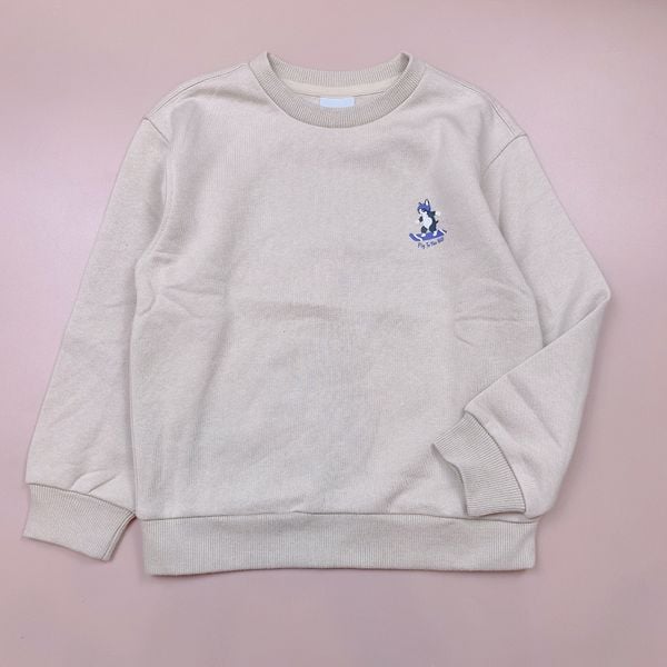 ABT102 - Áo nỉ bông trơn in ngực nhiều màu BTBG