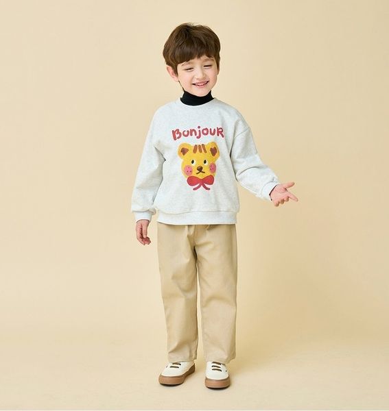 ABG45 - Áo nỉ Bebezoo Bonjour hoạ tiết động vật cho bé size 100-140
