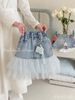 CVAY19 - Chân váy ren trẻ em bé gái, chất liệu dệt kim từ sợi tổng hợp size 90-170, NSX Foshan Hongpai Uniform Co., Ltd