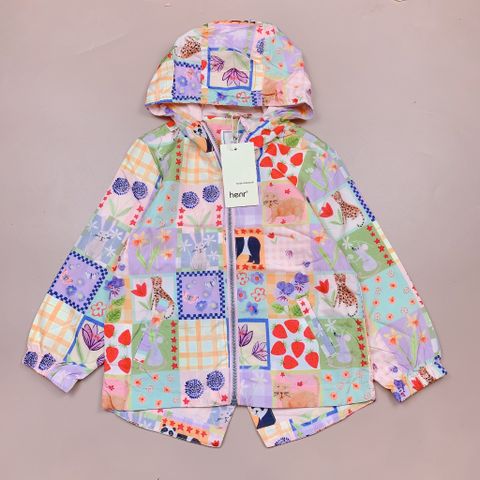 AK74 - Áo khoác gió lót cotton Henr 3 màu BG size 110-160