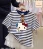 JJBCC.1805 - Bộ Jam & Jenny áo kitty kẻ + chân vay 2 màu size 2 - 12y