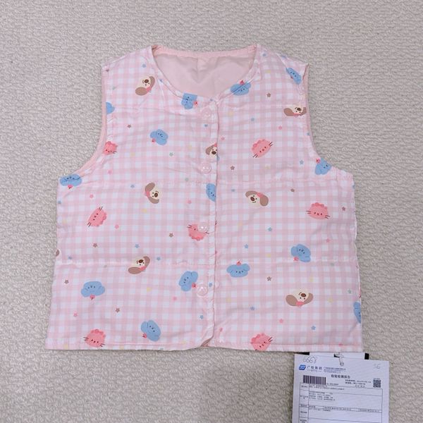 AK28 - Áo khoác gile lông vũ Liwu Kids siêu nhẹ 2 mặt nhiều mẫu cho bé size 90 - 130