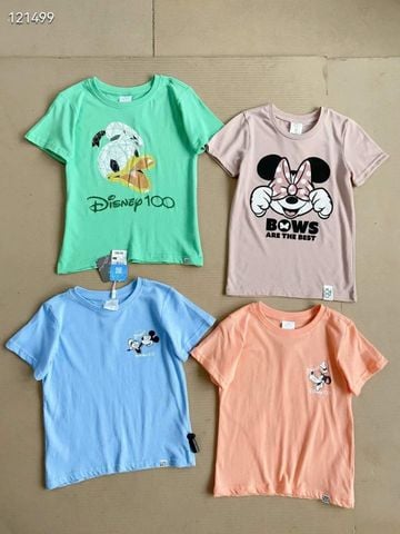 ABT76 - Áo cotton Disney Mickey Donal in hình lưng BTBG size 2-10y