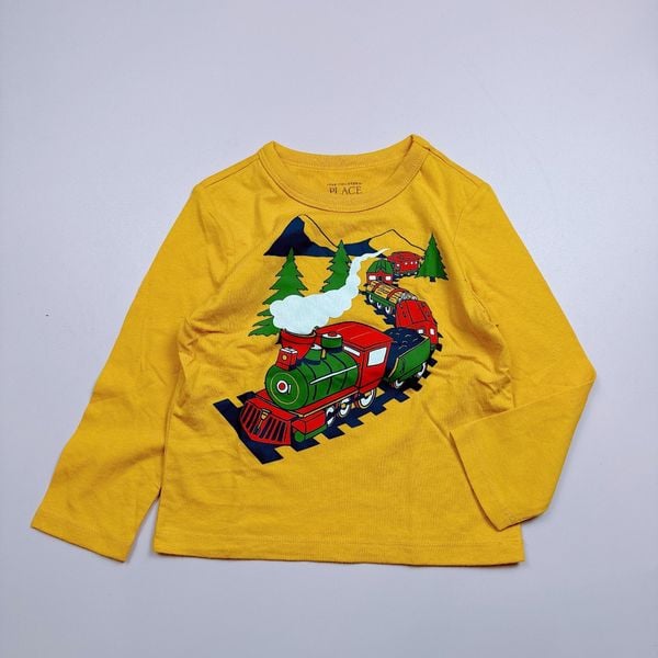 ABT114 - Áo cotton dài tay dòng nhí cho bé trai size 1-5y