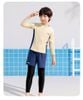 YY2458 - Bộ bơi 2ct YUKE dài tay chống nắng + quần dài HOPE 2 màu cho bé size XL-6XL (120-170)