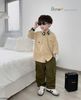 4666QDB - Quần kaki suông Beemo có rút gấu cho bé 3 màu size 90-130