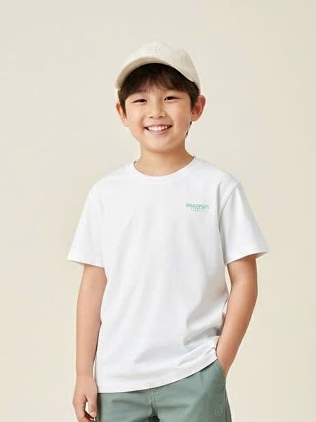 BM2602TS02 - Áo Beemon cổ tròn cotton 3 màu cho bé size 120-170