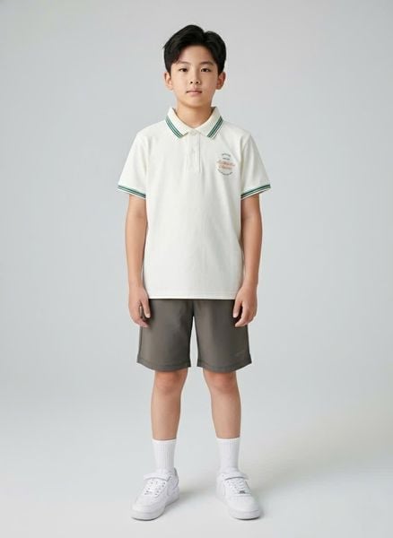 BM2601ST03 - Bộ polo Beemon 5 màu cho bé size 120-160