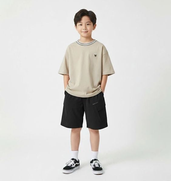 BM2602PT09 - Quần short gió vải golf Beemon nhiều màu cho bé size 120-160