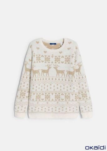 ALBG08 - Áo len Kiabi 3 mẫu cho bé size 3 - 12y