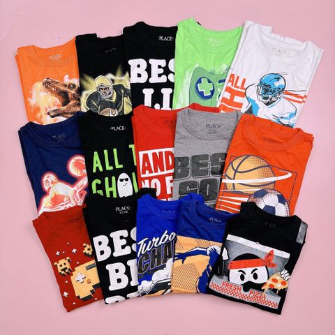 ABT113 - Áo cotton dài tay nhiều màu bé trai dòng đại size 4-16y