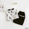 6042BHB - Bộ Beemo Polo in tràn ngựa size 1-5y