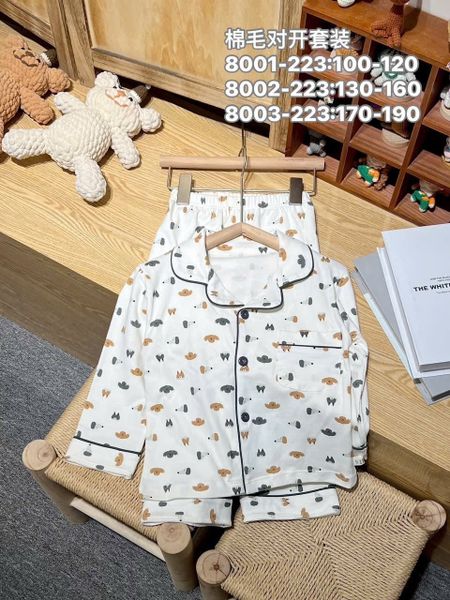 BBT10 - Bộ Pyjama vải thun GuoguoYinuo nhiều màu cho bé trai size 100-160