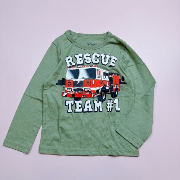 ABT114 - Áo cotton dài tay dòng nhí cho bé trai size 1-5y