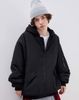 AKBT39 - Áo khoác phao bomber oversize phối mũ nỉ GGJJ dư xịn cho bé 2 màu đen/rêu size 6-14y