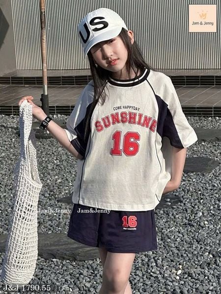 JJBCC.1790 - Bộ cotton Jam & Jenny màu kem Sunshine 16 size 2 - 12y