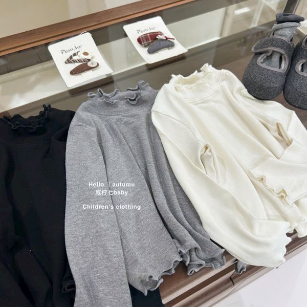 BM2509TS05 - Áo thun giữ nhiệt cổ bèo nhiều màu cho bé