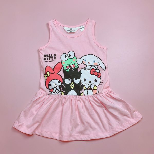 V00063 - Váy cotton sát nách nhiều màu BG size 2-10y