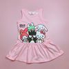 V00063 - Váy cotton sát nách nhiều màu BG size 2-10y