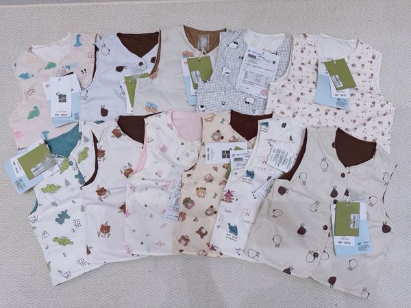 AK28 - Áo khoác gile lông vũ Liwu Kids siêu nhẹ 2 mặt nhiều mẫu cho bé size 90 - 130