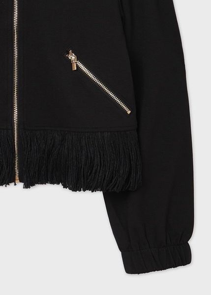 AK73 - Áo khoác chất umi dáng ngắn 2 màu đen/navy 8-18y