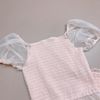 V00076 - Set áo + chân váy hồng tay bồng BG size 6-18y