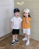 6030AHB - Áo Beemo polo cổ tàu đính mác cao su gấu size 1 - 6y