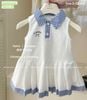 M5111 - Váy polo Mia kids phối cổ kẻ 2 màu size 2 - 12y