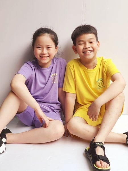 BBG32 - Bộ cotton Bee Mon mặt cười 5 màu BTBG size 110 - 160 - Bảng màu 2