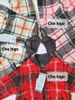 AK77 - Áo khoác bomber lông cừu lót nỉ kẻ caro 3 màu size 110 - 155