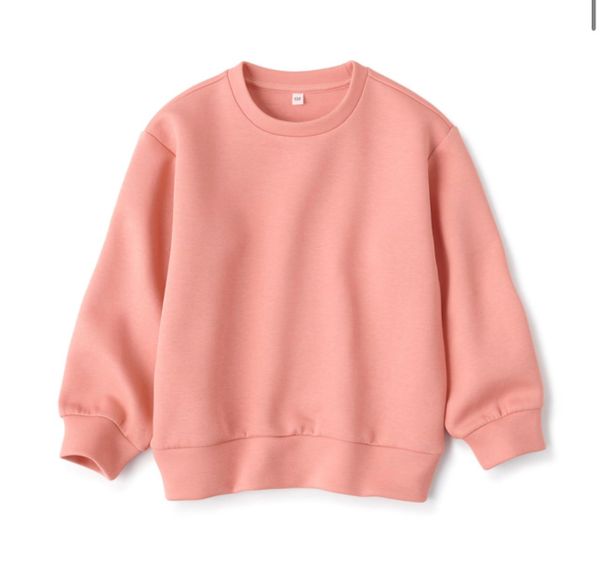 SH2511A02 - Áo phông dài tay dành cho trẻ em gái, dệt kim từ sợi tổng hợp, size XS-XL