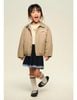 AK54 - Áo khoác kaki chần bông màu nâu Butter cho bé size 1-6y