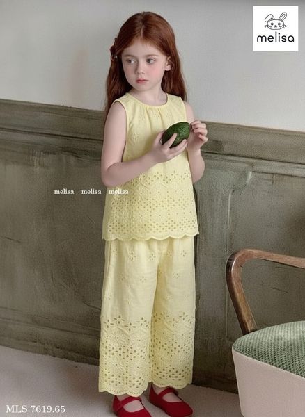 MLSBCC.7620 - Bộ Melisa bé gái size 2-11y