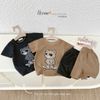 5144BHB - Bộ Beemo cổ tròn thêu gấu cho bé trai size 1-6y