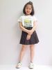 CVAY08 - Quần giả váy xếp ly giả jean đen Bee Mon BG size 120 - 160