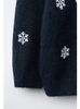 ABT10 - Áo len màu navy hình ông già Noel cho bé size 12m - 6y