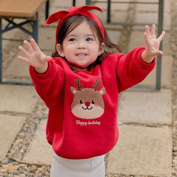 ABT05 - Áo nỉ bbz chủ đề Noel nhiều màu cho bé size 100-140