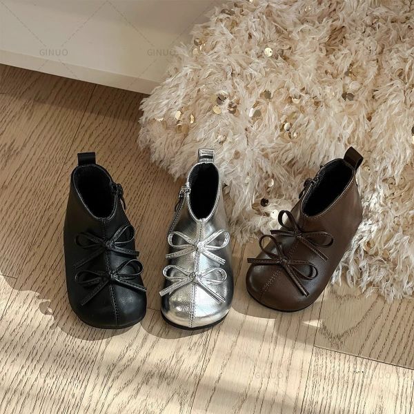 A334 - Bốt đính nơ siêu mềm cho bé gái size 22-30