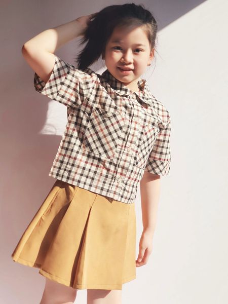 CVAY17 - Chân váy Bee Mon xếp ly kèm quần 5 màu