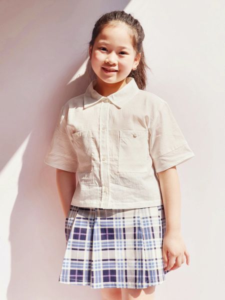 CVAY17 - Chân váy Bee Mon xếp ly kèm quần 5 màu