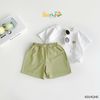 60041QHB - Quần Beemo thun cotton màu trơn size 6-10y