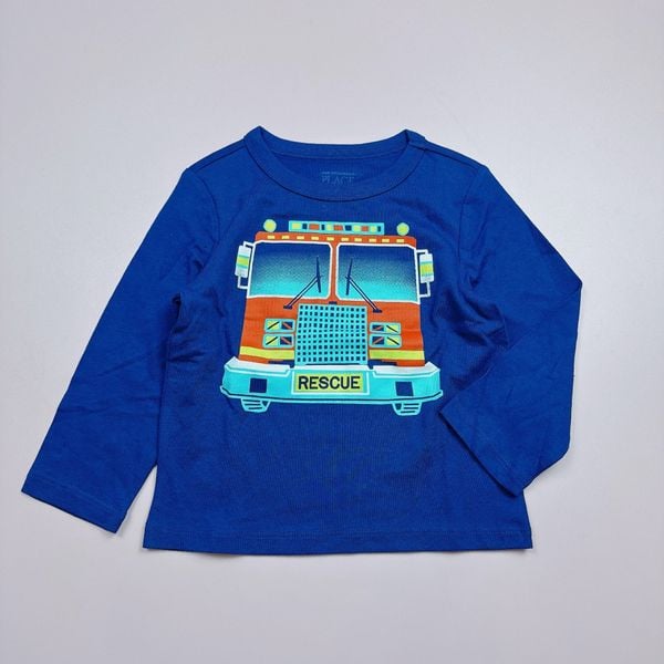 ABT114 - Áo cotton dài tay dòng nhí cho bé trai size 1-5y