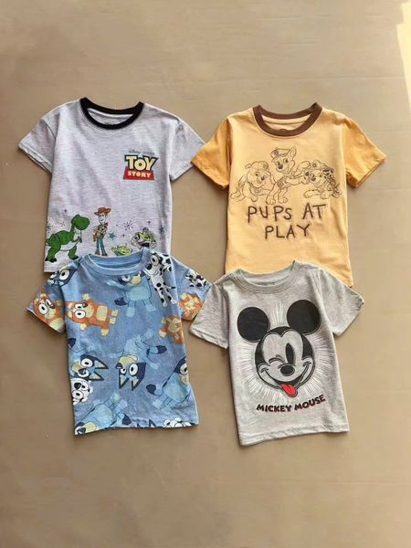 BBT31 - Bộ cotton Paw Patrol, Bluey nhiều mẫu cho bé trai size 1-5y