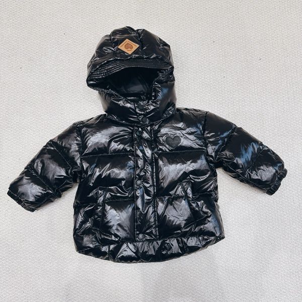 AKBT29 - Áo khoác phao lông vũ B&B 2 màu trắng/đen cho bé size 90-130