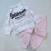 BBG21 - Bộ nỉ bông Minene nhiều màu cho bé size 2-6y