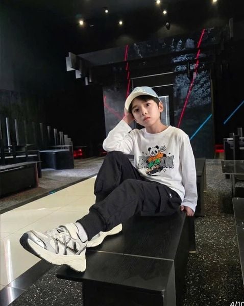 BM2606ST08 - Bộ cotton Beemon cổ tròn dài tay trẻ em size 130-170