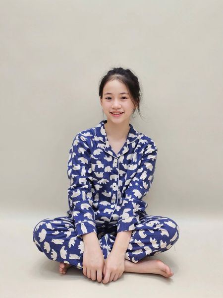 BM2509PJ072 - Bộ Pyjama Beemon trẻ em vải thô cà bông mềm cho bé size 120-160
