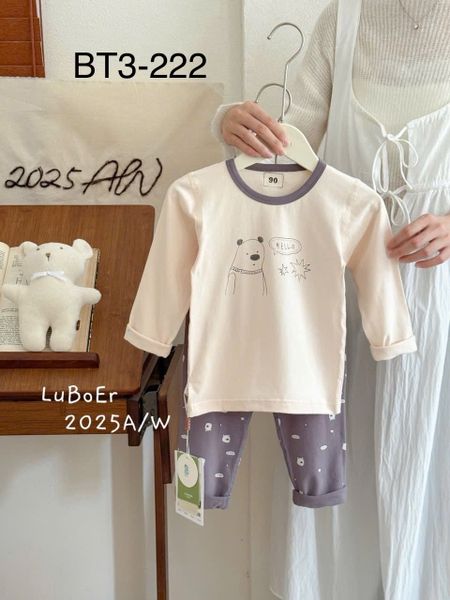 BBT25 - Bộ thun Luboer nhiều hình cho Bé Trai size 90 - 160