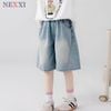 2604.2 - Quần jean lửng ngố Nexxi cào túi sau size 6 - 14y